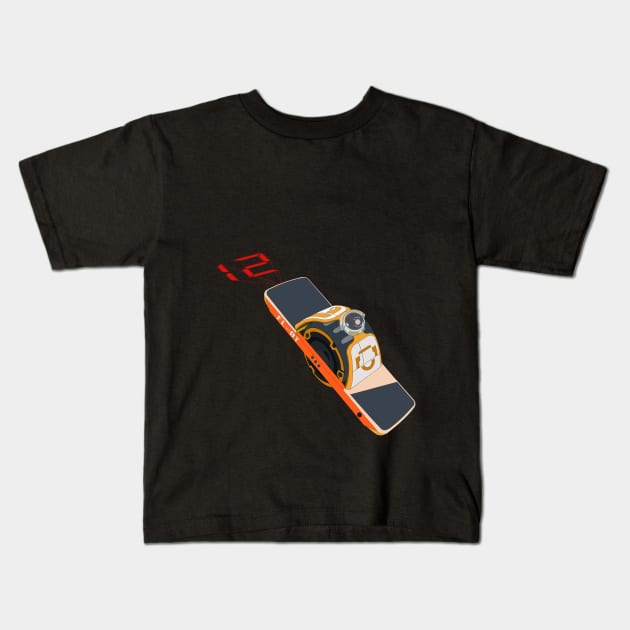 fl-0t Kids T-Shirt by moonmorph